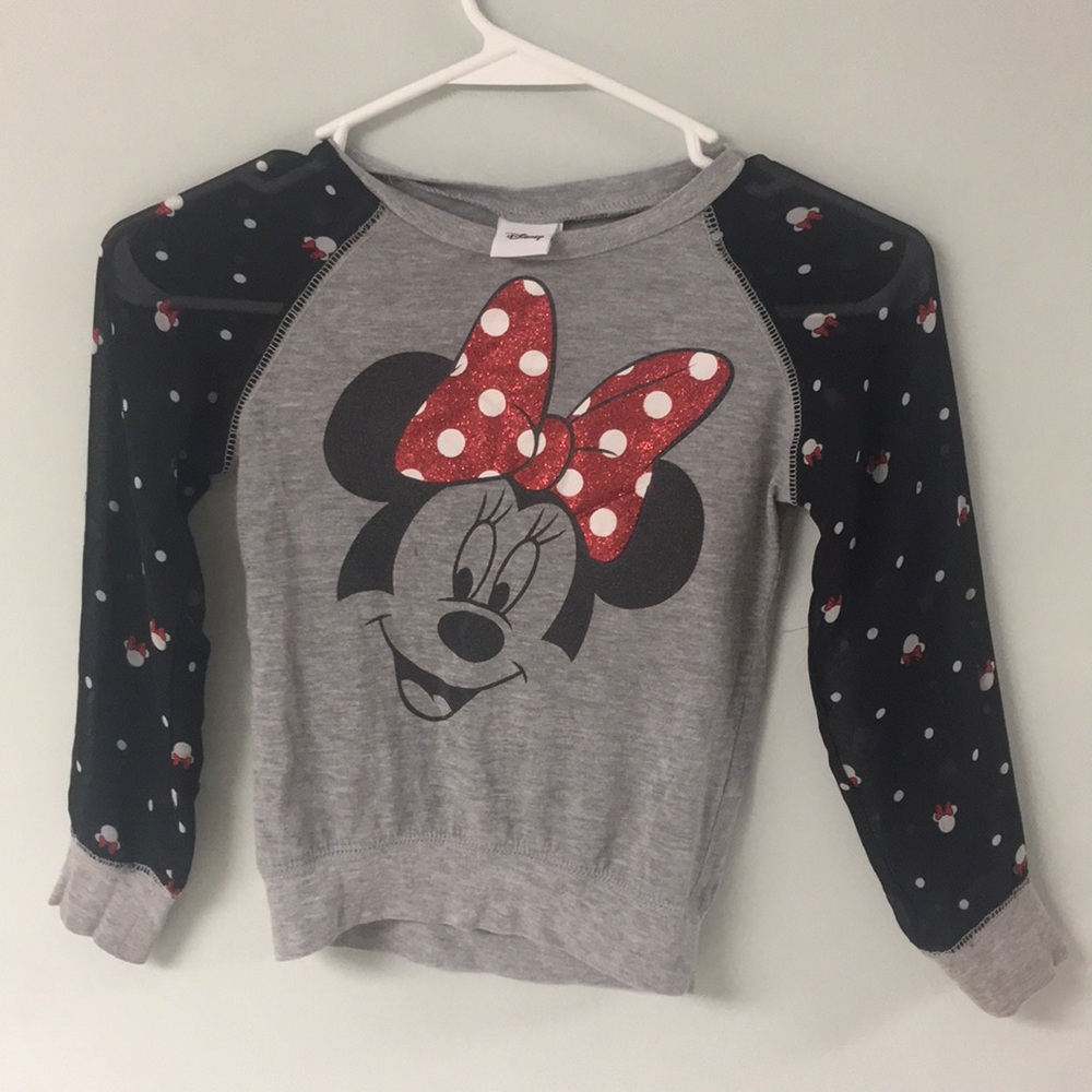 Girls size 6x Minnie Mouse long sleeve shirt